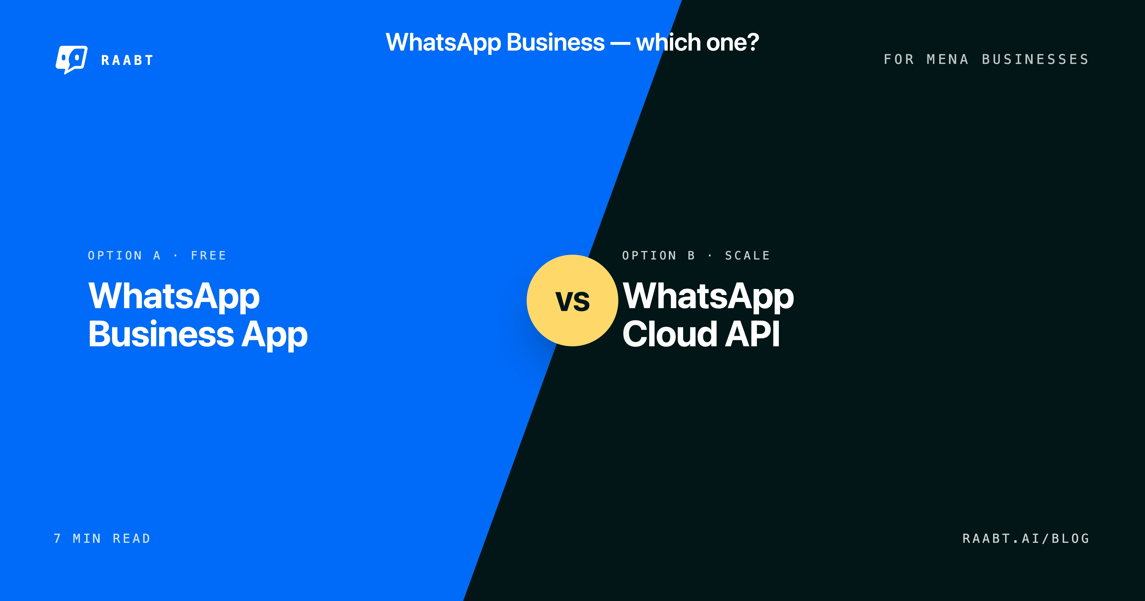 WhatsApp Business 应用 vs Cloud API:中东和北非企业应该如何选择?